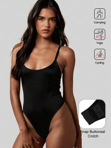 Aaseow Women's Shapewear Jumpsuit, Slimming Tights Seamless Shape Waist Slimming Backless Thong Or Briefs