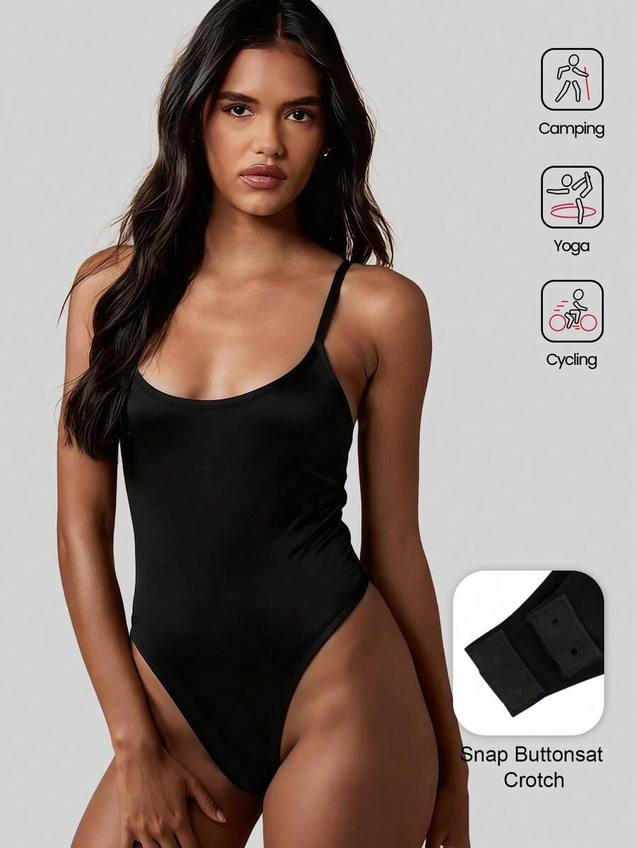 Aaseow Women's Shapewear Jumpsuit, Slimming Tights Seamless Shape Waist Slimming Backless Thong Or Briefs