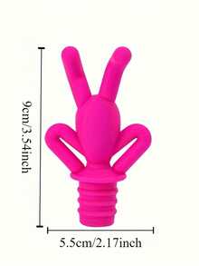 Creative Silicone Doll Wine/Champagne Bottle Stopper - Airtight Preserver, Suitable For Restaurants, Inverted, Bottle Cap
