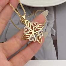 Ciondolo alla moda a nodo dorato in vari stili, collana con amuleto slavo in rame intarsiato di zirconi cubici, unisex, adatta come regalo per le vacanze/regali affascinanti