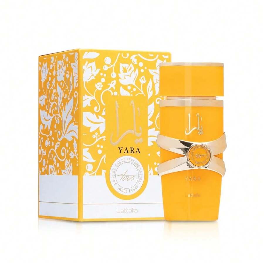 Lattafa Yara Eau De Parfum 3.4 Oz / 100 Ml | Long-Lasting Perfume For Women With Coconut, Mango, Vanilla & Musk | Tropical Fruity Floral Fragrance - Hương trái cây . Hương hoa . Hương nhiệt đới . Hương hổ phách - Xem 1