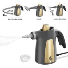 SUPERLEX 12-In-1 Handheld High-Temperature Steam Cleaner – Portable Steamer Cleaning Machine  With 12 Accessories, 350ml Water Tank, 1050W Fast Heating High Pressure Cleaning, Portable Steam Cleaning Tool, Suitable For Car, Sofa, Floor, Bathroom And Window Cleaning - UK Plug(220-240V) - View 5