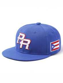 Mũ lưỡi trai vành phẳng thêu cờ Puerto Rico 2026 sáng tạo, mũ che nắng ngoài trời hàng ngày, mũ thể thao trang trí thường ngày, mũ thời trang đường phố hip hop, mũ trượt ván, có thể điều chỉnh, unisex - PR-Puerto Rico - Xem 15