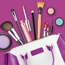 儿童趣味过家家钱包手提包钥匙扣仿真手机玩具，角色扮演互动游戏，送给女孩的完美生日礼物和节日礼物 - 彩色 - 查看 6