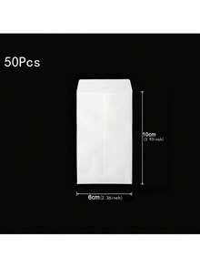 50 Bolsas de papel kraft mini sobre tarjetas de invitación de boda, tarjetas de saludo y bolsas de regalo, Navidad - Multicolor - Ver 18