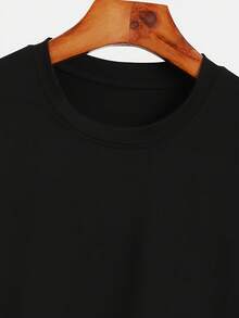 Men's Long Sleeve T-Shirt - Japanese Calligraphy Graphic Tee, Soft Everyday Shirt For Fall, Formal & Casual Outfits - Minimalist Japanese Writing Design, Clothing, Round Neckline, Comfortable Fit, Fall Fashion, Durable Material, Print Top, Streetwear Lovers, Men T Shirts, Graphic Tees, Mens Graphic Tees, Tshirts For Men - 黑色 - 查看 2