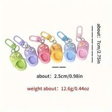 "Móc khóa mini nhiều màu sắc: Được chế tác tinh xảo, những phụ kiện đáng yêu này có thiết kế thu nhỏ dễ thương với màu sắc rực rỡ cùng các chi tiết tinh tế, hoàn hảo để thêm nét vui tươi và phong cách cho chìa khóa hoặc túi xách của bạn." - Nhiều màu - Xem 12