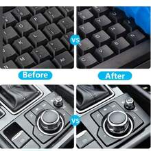 1瓶160克多用途软凝胶清洁剂，适用于汽车空调出风口、电脑、笔记本电脑、相机 - 除尘、缝隙清洁、内饰清洁 - 藍色 - 查看 5