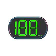 NUEVO Velocímetro GPS HUD Pantalla frontal digital del automóvil con luz de fondo verde Medidor de velocidad GPS KMH MPH para todos los accesorios de automóvil Accesorios de piezas de automóvil Enchufar y jugar Chipsets duales GPS+Beidou - Multicolor - Ver 10