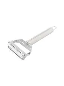 三合一不锈钢双头水果削皮器家用多功能果蔬削皮器厨房萝卜土豆刨丝器 - 白色 - 查看 7