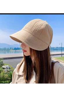 Ins 女士太阳帽，可调节 Warfog 渔夫帽，女士棒球帽，季节性时尚，多功能，太阳帽，防晒 - 彩色 - 查看 7