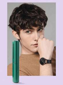 Rechargeable Mini Hair Straightener - Wireless Portable Travel Electric Comb, Suitable For Frizzy Hair, Smoothing, Available In Pink, Purple And Green - Suitable For Travel, Outdoor, Indoor, Convenient To Carry. The Perfect Gift For Women. - Multicolor - View 9