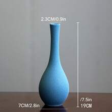 4 piezas de jarrones cerámicos de 6 pulgadas, jarrones pequeños de cerámica esmerilada a granel para centro de mesa de boda, decoración, juncos, decoración moderna bohemia para el hogar y fiestas, regalos DIY