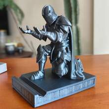 3d Printed Retro Kness-Shaped Pen Holder - Multicolor - View 3