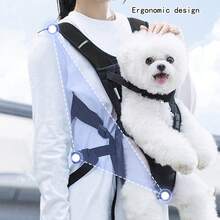 ARC ARCE Mochila para mascotas, transportín portátil para gatos, mochila delantera para transportar perros y gatos - Multicolor - Ver 6