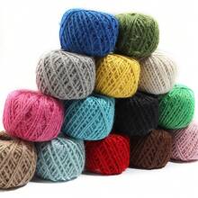 50m/Roll 1.5mm 3-Strand Braided Colorful Hemp Rope, Suitable For Party Decoration, Flower Packaging, Gift Wrapping, Jewelry Making, DIY Decorative String - Colored Hemp Rope - View 5