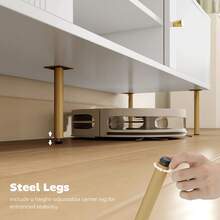 HOMCOM Meubles TV et centres de divertissement - Blanc - Voir 7