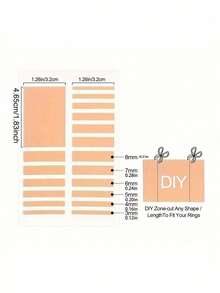 透明戒指尺寸调节器，隐形戒指尺寸缩小器，女士松紧戒指调节器，透明DIY缝纫珠宝工具套装，松紧戒指调节套装 - 适用于结婚戒指和珠宝，佩戴舒适 - 彩色 - 查看 7