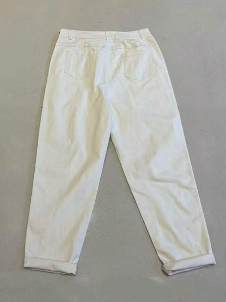 Twill Pants - Beige - View 2