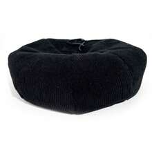 Women  Rivet Berets Artist Beanie Cap Painter Beret For Travel, Shopping, Party - màu đen - Xem 7