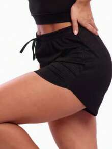 Short Canelado Liso – Look Versátil - Preto - Visão 7