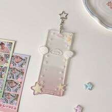 Transparent Angel Wings Acrylic 4-Frame Card Holder, 4-Grid Acrylic Idol Fandom Hanging Accessory - Multicolor - View 16