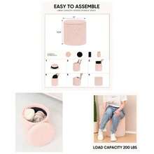 33D X 33W X 35H cm + Pink