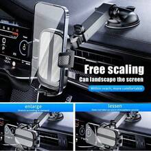 1pc Car Air Vent Phone Holder, Universal New Model Car Phone Mount Holder For Dashboard Vent - Black-dashboard - View 11