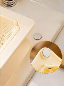 1 件多功能肥皂盒沥水篮、水槽沥水篮、蔬菜水果池米渣过滤器、沥水架 - 彩色 - 查看 6