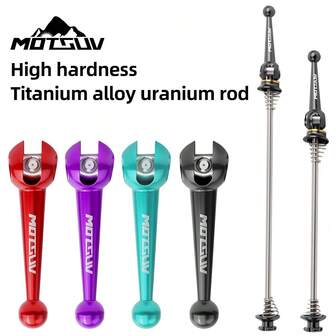 VXM VXM Titanium Alloy Quick Release Skewer, Suitable For Road And Mountain Bikes Front And Rear Wheels, Off-Road And Folding Bicycle Parts And Accessories
