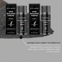 Hairline Hair Fiber Powder, Repairs Receding Hairline On The Forehead, Improves Sparse Hair, Covers White Hair And Baldness, Easily Applies Color, Waterproof, Sweat-Proof And Does Not Fade, Black And Dark Brown Hair Color Filling Powder Suitable For The General Public - 彩色 - 查看 6