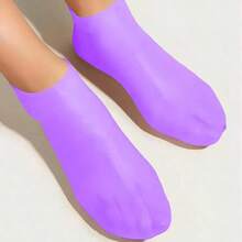 1pc Silicone Moisturizing & Soothing Sock, Reusable Aloe Vera Sock, Overnight SPA Sock, Anti-Slip Gel Heel Socks Suitable For Dry Skin & Rough Feet Of Men And Women, Home Foot Care (Buy 2 For This Item) - Multicolor - View 5