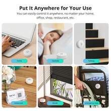 SNZB-01P,SONOFF Zigbee Wireless Switch, 2 Way Control Supports To Create Smart Scenes, Trigger The Connected Devices On EWeLink APP, 5 Years Battery Life, Requires Zigbee Hub - White - View 12