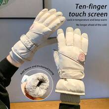 Cycling Ski Gloves/Women's Winter Gloves/Winter Cycling Gloves/Fleece And Thickened Warm Gloves - Multicolor - View 11