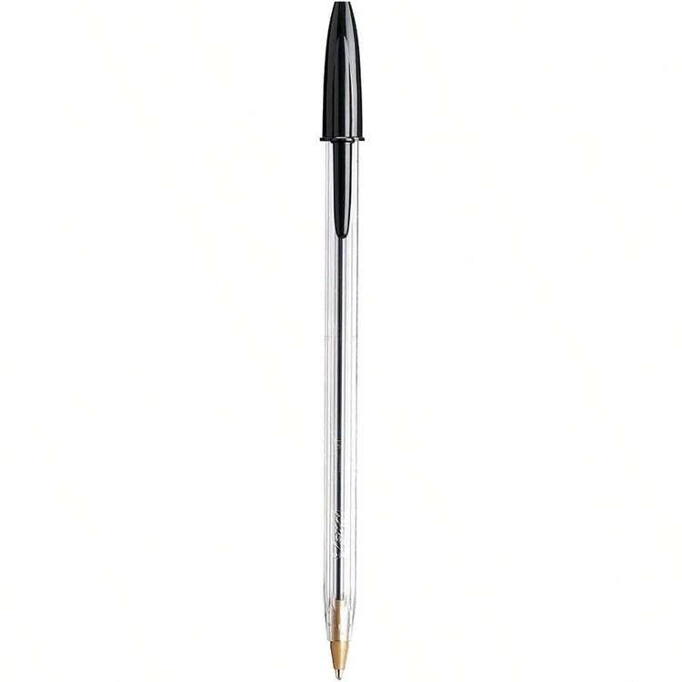 BIC Cristal Xtra Smooth Ballpoint Pen Medium Point 1.0mm Black For Everyday Writing Activities 10Countgift - Black - View 6