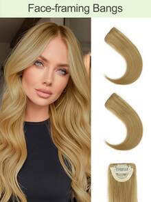 Side Air Bangs Wig Clip In, 8 Inch French Clip Front Side Bangs For Women - Daily Use Natural Hair Extension - Multicolor - View 13