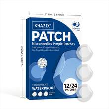 24/12pcs Blemish, Scar, Acne Cover Patches, Hydrocolloid Material With Tea Tree Oil & Premium Essence, Comfortable Breathable Gentle Non-Irritating - White - View 4