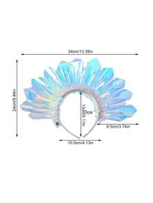 1 szt. Kreatywna, kolorowa, podświetlana opaska LED, dodatek na imprezę, Halloween, Boże Narodzenie, występ sceniczny