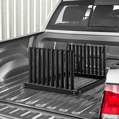 Windshield Rack 9-Lite, Windshield Truck Rack Steel, Windshield Glass Rack 24-Inch Height, Windshield Rack For Truck With PVC Pad & Foam Padding, Glass Rack For Truck, For Glass Transportation