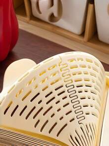 1 件多功能肥皂盒沥水篮、水槽沥水篮、蔬菜水果池米渣过滤器、沥水架 - 彩色 - 查看 5