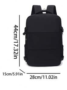 Women's Backpack, Large Capacity Travel Backpack, Commute/School Backpack, Fashionable Laptop Bag, Short-Distance Business Travel Luggage Bag, Compliant With Ryanair, Wizz Air And Other Airlines' Regulations , Back To School - Multicolor - View 10