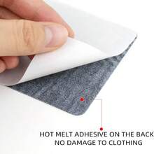 5pcs Iron-On Patches - 5 Colors (Blue Shades) With Heart, Flower, Star & Cloud Shapes For Clothing Decoration & Repair - Durable Fabric For DIY Customization, Clothing Patchwork , Creative Fabric Decoration, Fun Shape Patches, Easy Apply Patches - Multicolor - View 7