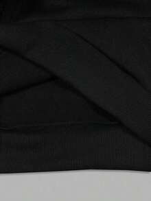 2025 HoodiesWomen's Slogan Print Thermal Lined Casual Loose Fit Hoodie Sweatshirt, Autumn/WinterLoose And Comfortablewinter Clothes For Women - 黑色 - 查看 6