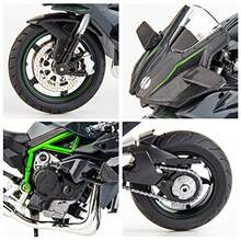 1pc Kawasaki H2R Motorcycle, Simulation Motorbike, Alloy Motorcycle Toy, 3D Motorcycle Model Collection, 1:18 Action Figure Toy Car, Motorcycle Decoration Ornaments, Birthday Gift, Holiday Present,Back To School Graduation Season Gifts - Multicolor - View 7