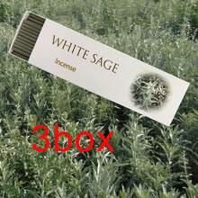 30-35 支优质圣木、白鼠尾草、雪松、咖啡香薰棒，2.7 毫米厚天然芳香疗法，适用于瑜伽、冥想、清洁和送礼