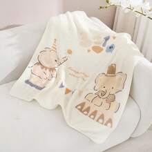 Multifunctional Baby Blanket - Skin-Friendly Soft And Warm Baby Blanket, Suitable For 0-3 Years Old Babies, Comfortable And Durable Coral Fleece, Essential For Newborns, Cute Printed Patterns, Great Gift For Birthday Or Christmas - Beige - View 15