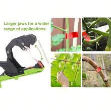 Plant Tying Machine, Tomato, Cucumber, Eggplant, Loofah, Grape And Other Vine Tying Tool, Knotting Machine, Gardening Tool Set, Agricultural Tool, Plant Tying Strap, Time-Saving, High Binding Efficiency, Farmer's Helpful Assistant, Includes Staples And 10 Rolls Of Tape - Multicolor - View 6