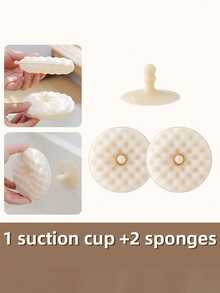 Kitchen Cleaning Cloth, Kitchen Sponge Scrubber + Suction Cup, Double-Sided Scrub Sponge, Scratch-Free Dishwashing, Natural Dish Cleaning, Honeycomb Shaped Sponge Scrubber For Kitchen & Bathroom - Multicolor - View 10