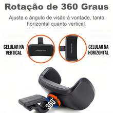 H'maston CJ-22 Cell Phone Holder For Vehicle Air Conditioner 360° Rotation - 黑色 - 查看 2