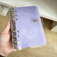 A4/A5/A6/A7 环形分隔页 6/8 页活页夹分隔页 PP 分隔页 预算书配件 日记本 日程本 笔记本配件